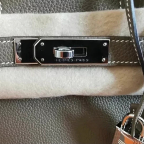 💎✨Nice offer✨💎Borsa hermes birkin Togo etoupe 30 - Picture 7 of 7